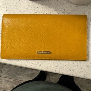 Burberry Mustard Yellow Wallet